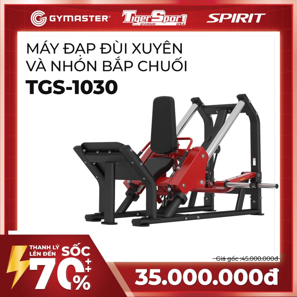 Máy đạp đùi xuyên và nhón bắp chuối Tiger Sport TGS-1030 (Hàng Trưng Bày) 6