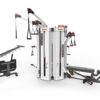 Lat pulldown -High row & Shoulder press-Chest press & Ab-Bicep Máy khối kéo cáp đa năng TGP-718